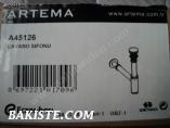 ZARARINA ARTEMA KROM A45126 MODEL LAVABO SİFONU